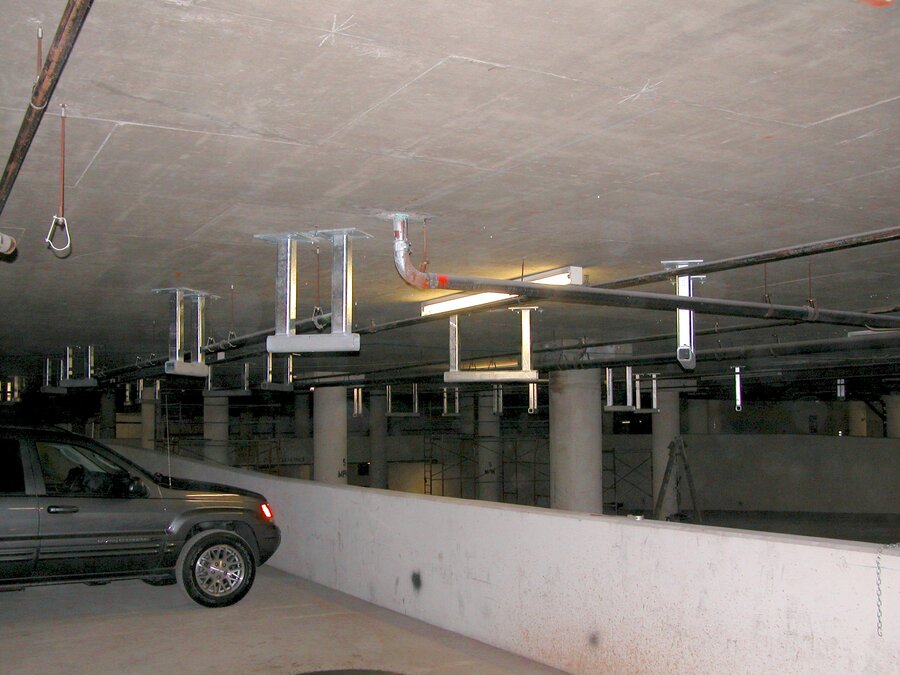Hotel Zozo external post-tensioning retrofit
